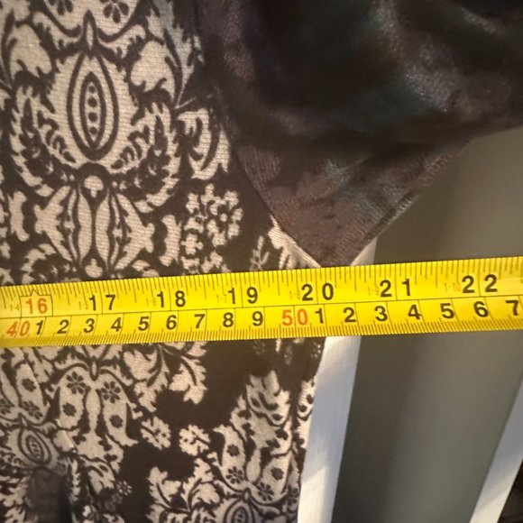 NWT R&B Collection SZ 2X Dress Handkerchief Hem A Line EXOTIC PRINT GORGEOUS! - Picture 11 of 12